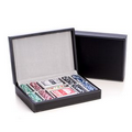 Poker Set - Black Leather